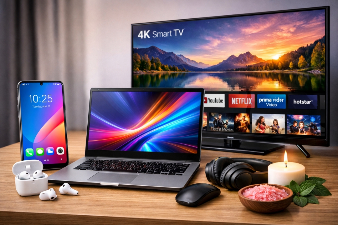 Electronics ( Mobile,Laptop,Tv )