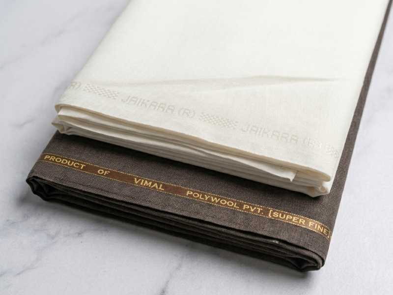Premium Brown Pant  with Off-White Shirt